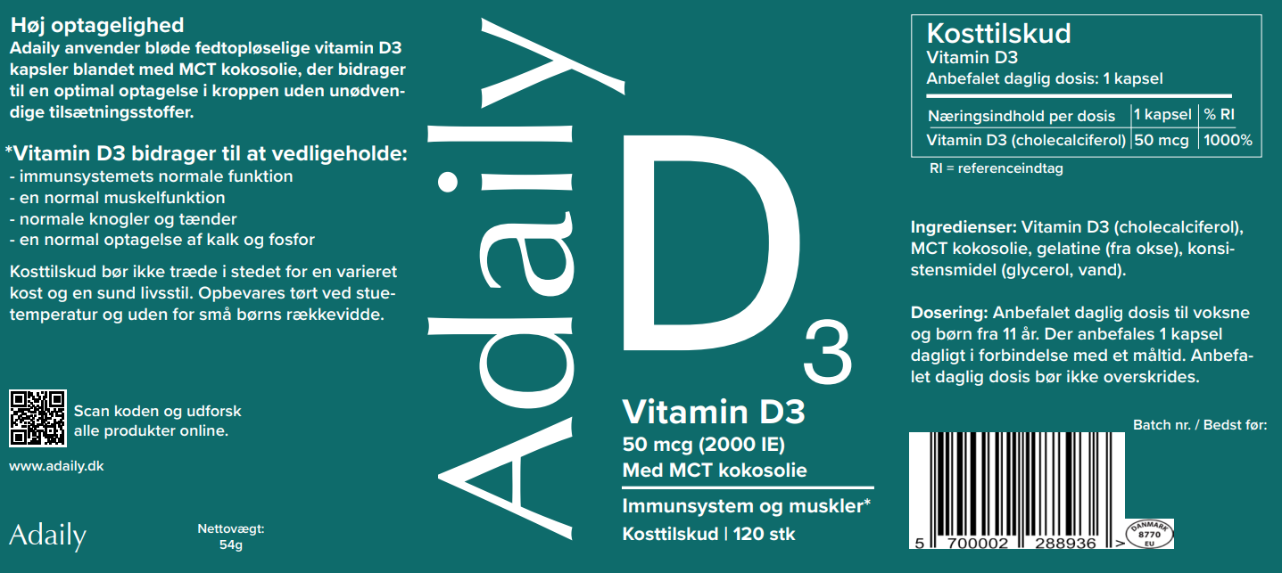 D3 – D vitamin